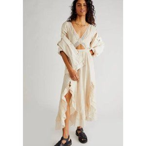 Free People Endless Summer X's And O's Midi Dress Size Small